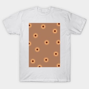 Boho Flowers Pattern T-Shirt